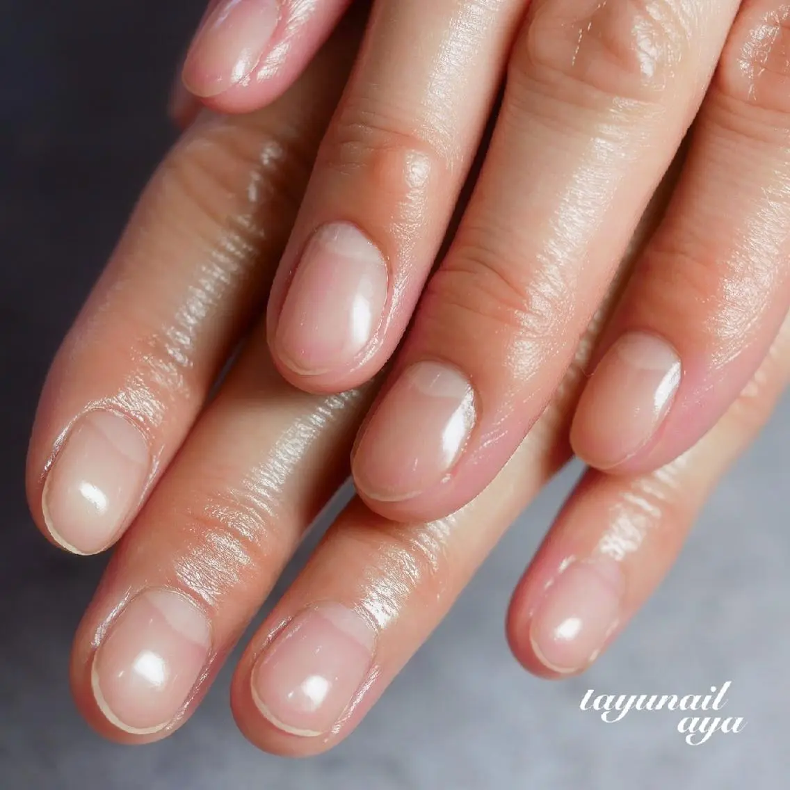 ネイル ブルー ジェルネイル パラジェル ピンク 春ネイル ネイルサロン 【たゆnail】のネイルデザイン