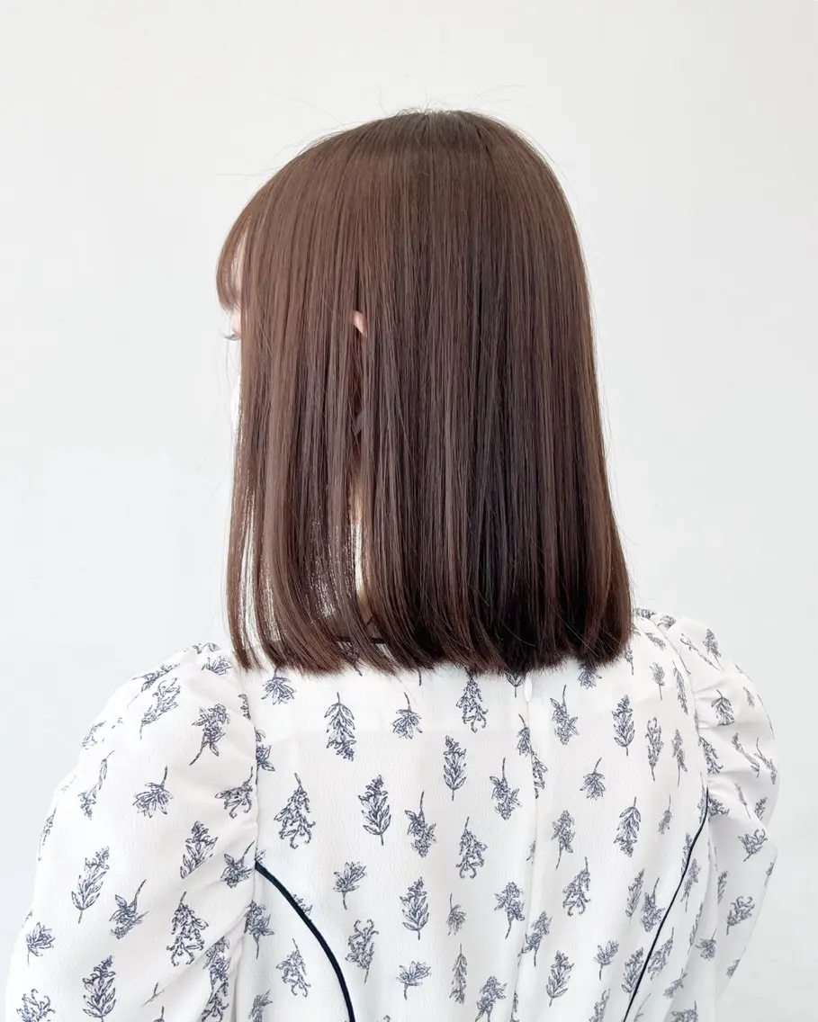 ミディアム 🌟透明感カラー モテ髪Ando🌟のヘアスタイル