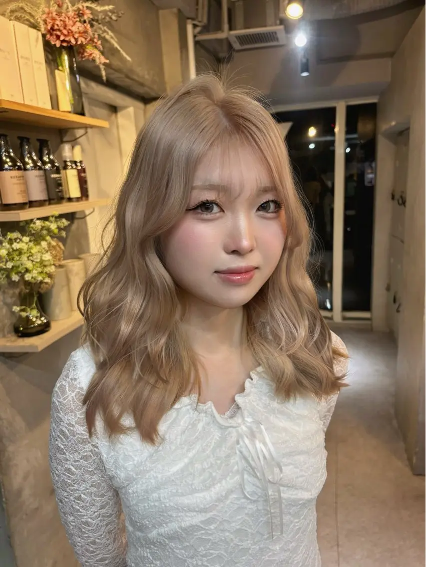 ロング カラー ヘアカラー 心斎橋難波/カラー ココロのヘアスタイル