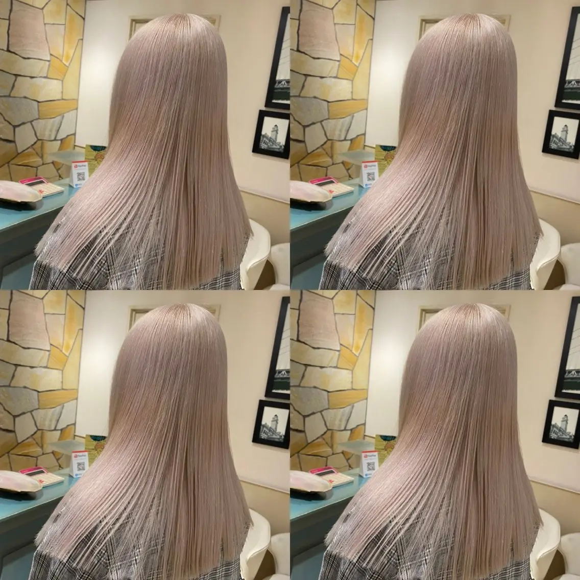 ロング カラー ヘアアレンジ 💎韓国レイヤー ×エクステゆうま💎のヘアスタイル
