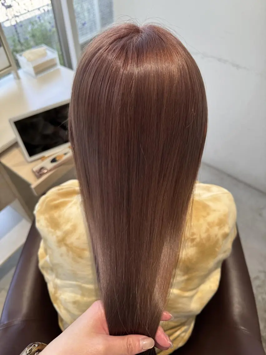 【¥5,500✨】カラー+オージュア2step|ダメージが気になりはじめた方の最初の一歩の写真