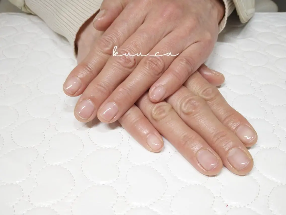 ネイル クリアネイル nailsalon Natuのネイルデザイン