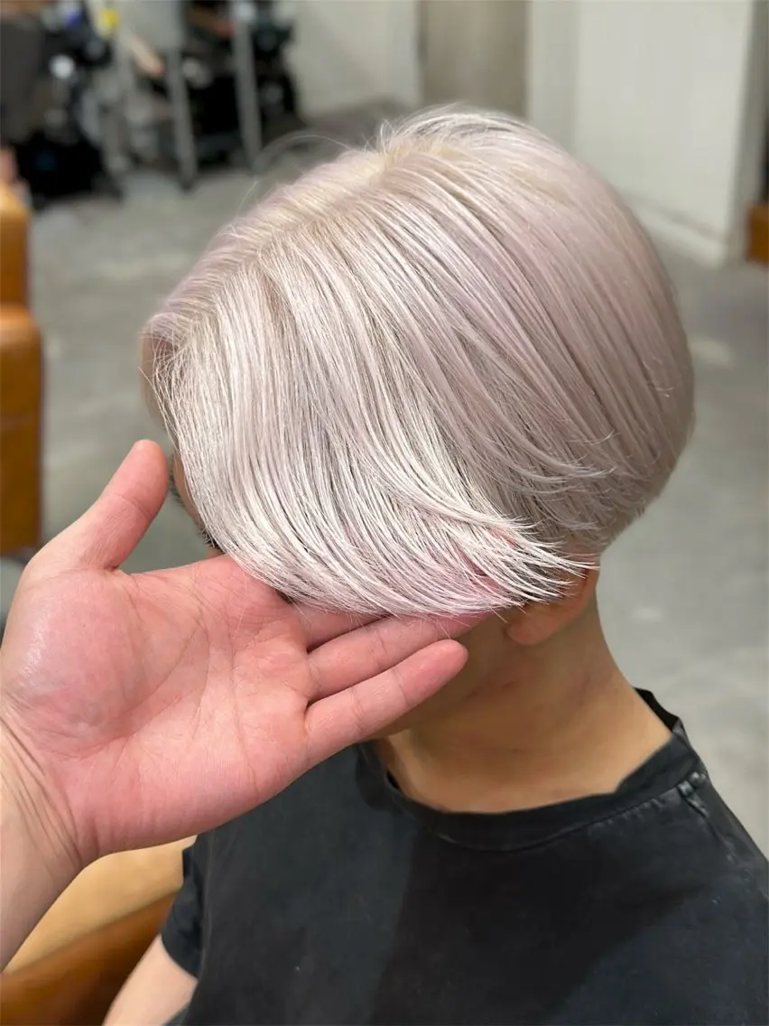 ✂️【メンズハイトーン】✂️メンズカット+トリプルカラー(ブリーチ2回)+トリートメント(U24限定の写真