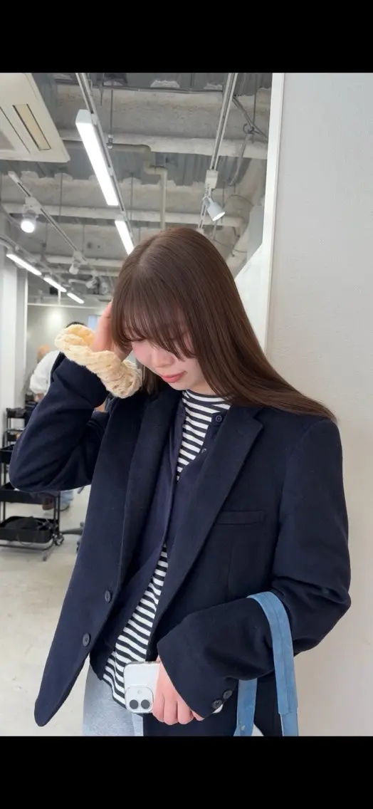 ロング カット ヘアカラー ブリーチなし透明感 🪄aoi🤎のヘアスタイル
