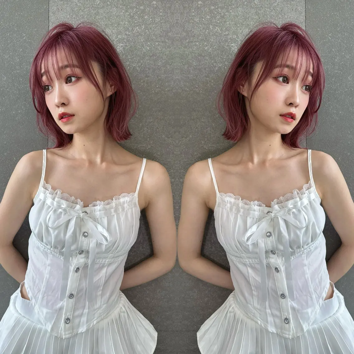 ショート カラー ヘアカラー 透明感✖️暖色 shuheiのヘアスタイル