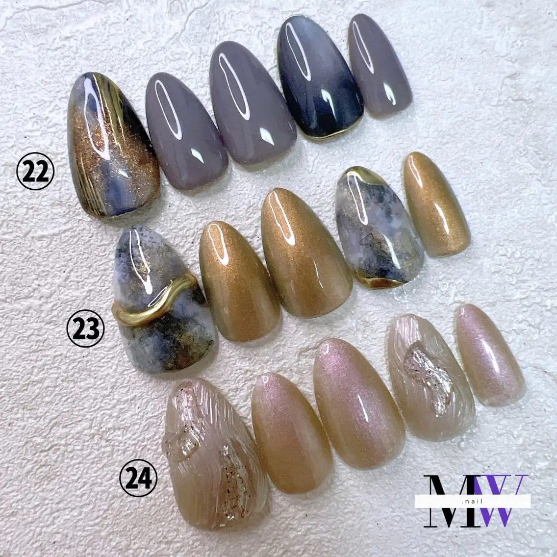 ネイル アートネイル ハンドネイル MW .nailのネイルデザイン