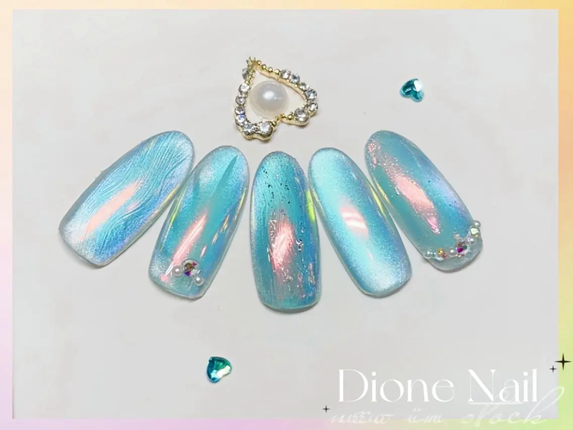 【OPEN SALE】 マーメイド・うねうね・貝殻ネイル 定額デザインの写真