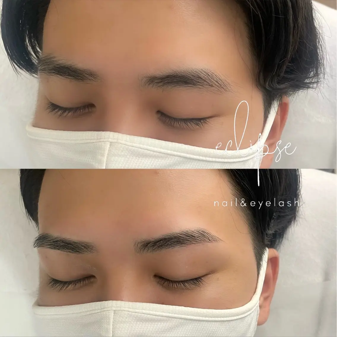 メンズ アイブロウ eclipse eyelashのマツエク・マツパデザイン