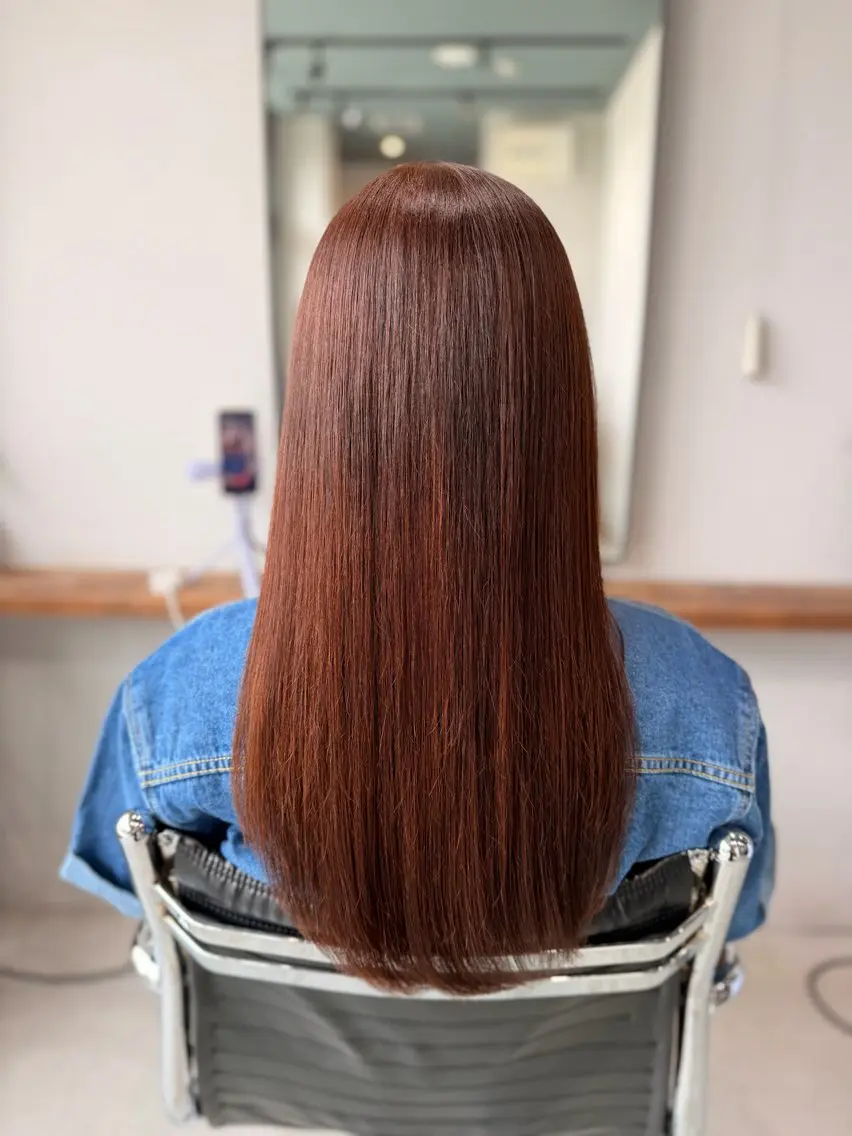 ロング カラー ブラウンカラー ピンクカラー ピンクブラウン ヘアカラー 手話/耳が聞こえない 🦻🏻/山本しずほのヘアスタイル