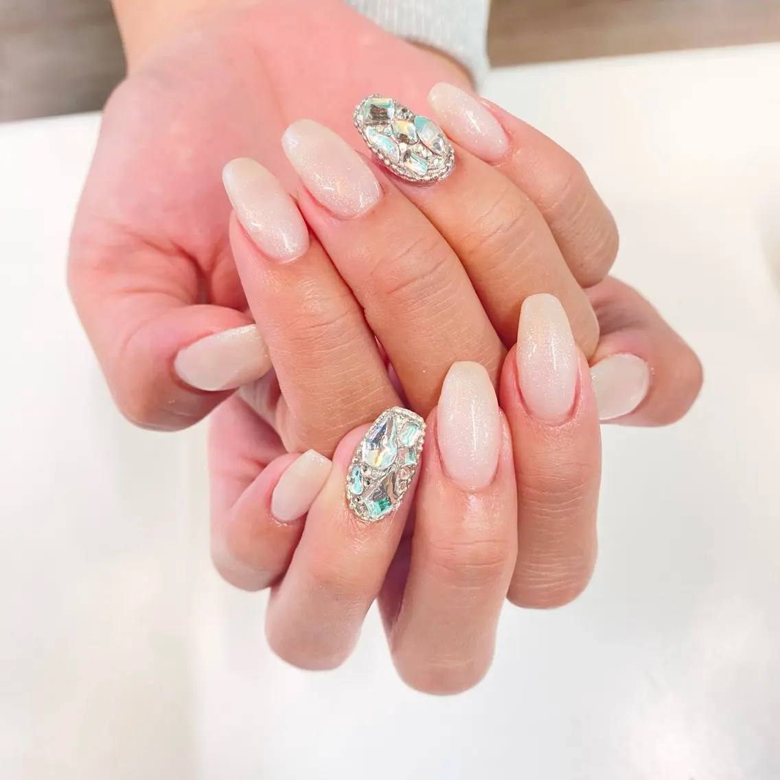 《初回オフ無料》💎2本までOK埋めつくしネイル💅ワンカラー💎《自店付替オフ無料》の写真