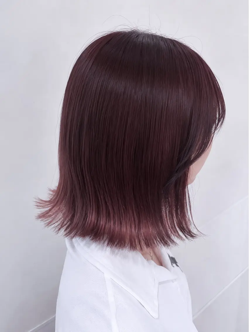 ミディアム トリートメント カット トリートメント ももか💖お得に！ 艶モテ/透明感♡のヘアスタイル