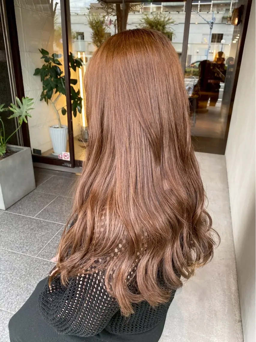 ロング カラー カット ヘアカラー 🌸艶カラー/似合わ せカット/サクラ🌸のヘアスタイル
