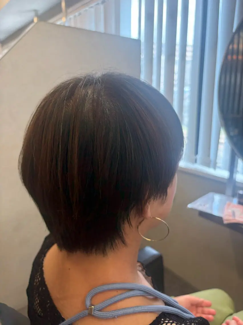 ショート カラー トリートメント three_ ナオキのヘアスタイル