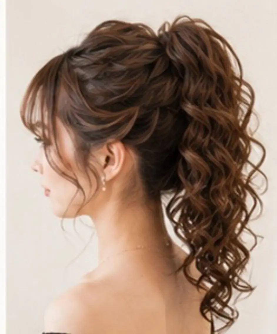ヘアセットの写真