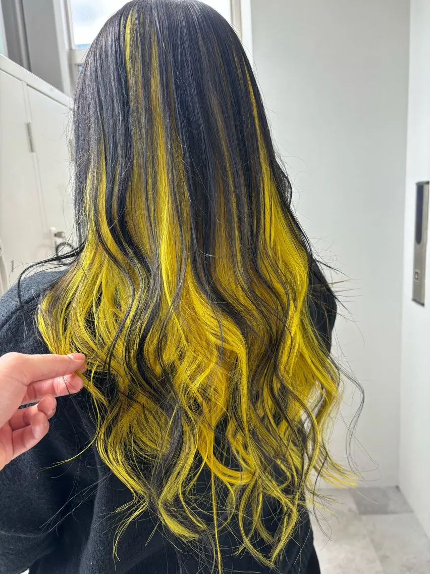 セミロング ヘアカラー トリートメント 韓国レイヤー🇰🇷 美髪縮毛矯正🫧拓海のヘアスタイル