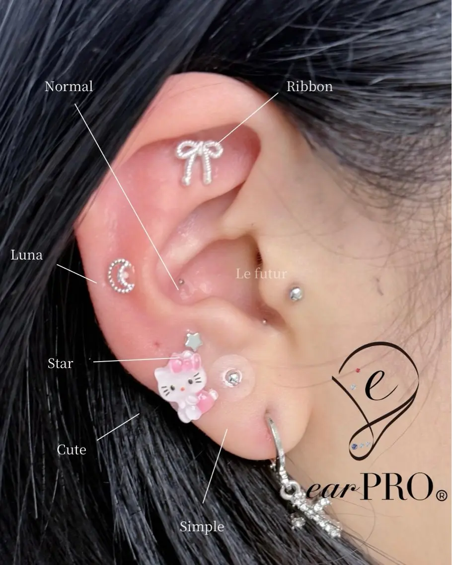 大人気✨【 耳つぼセラピー/耳つぼジュエリー💎 】¥3,900の写真