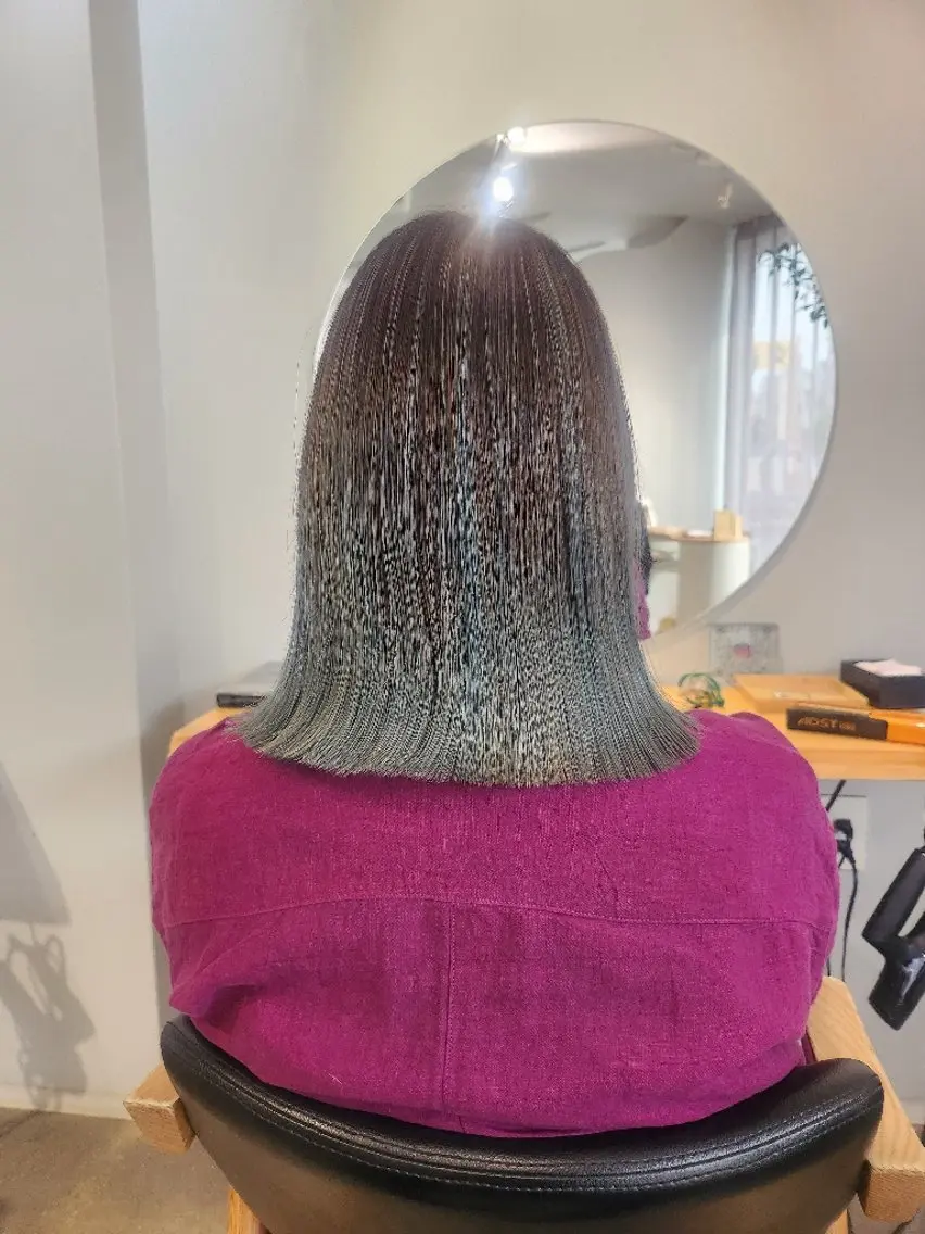 ミディアム レイヤーカット 金田 拓也のヘアスタイル