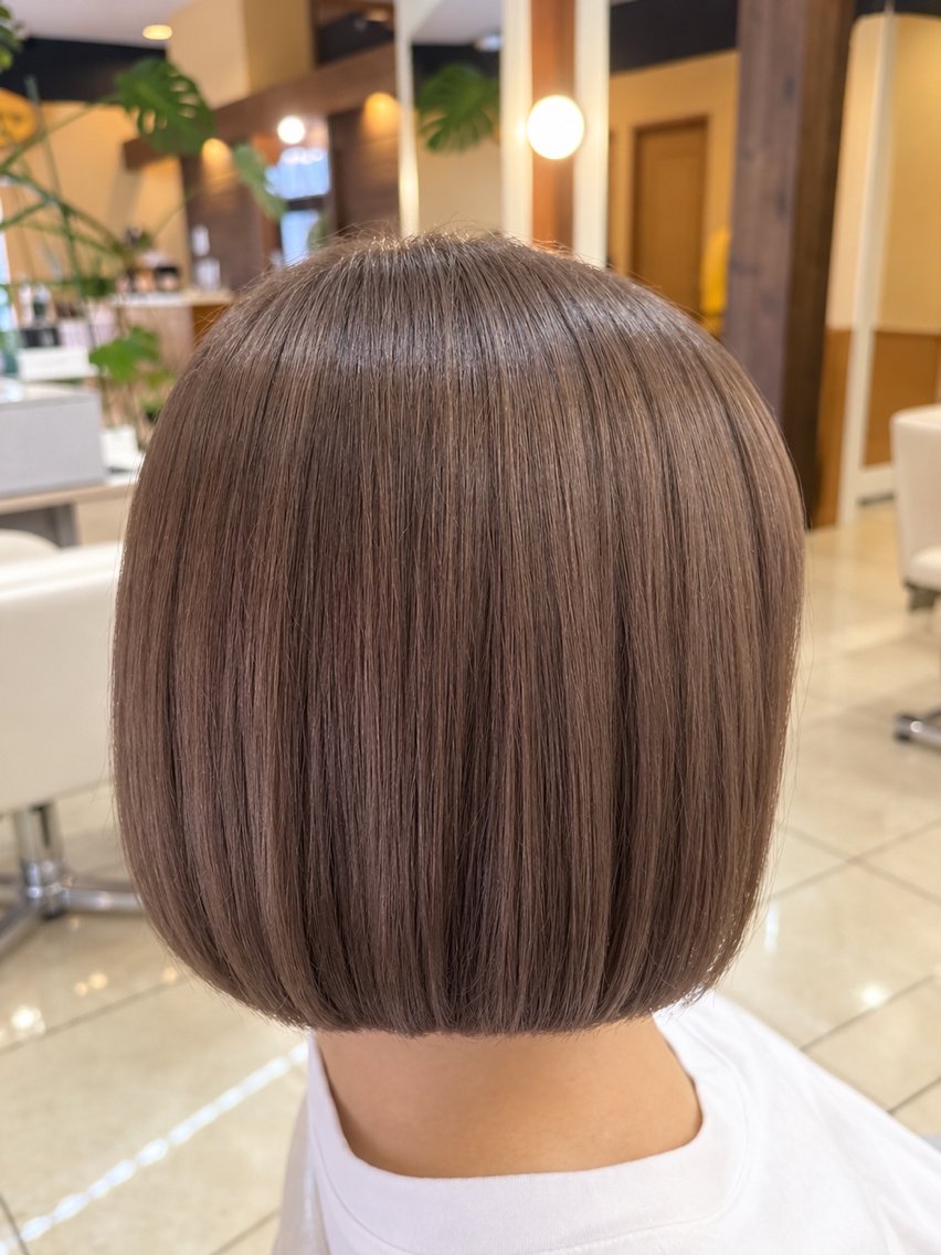 ショート ボブ ヘアカラー 鎌田 一徳のヘアスタイル