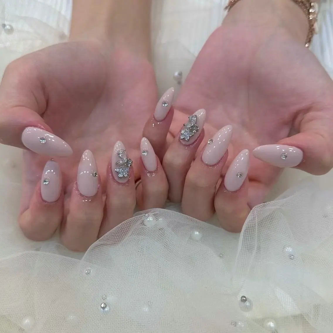 チップ長さだし+シンプルデザイン(4本まで)の写真
