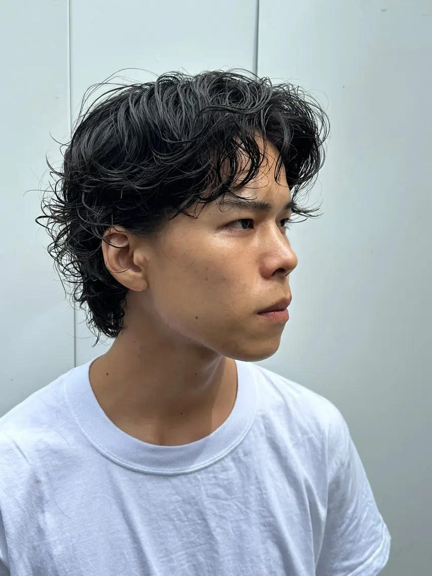 パーマ メンズ 似合わせカット /パーマ岡本淳平のヘアスタイル