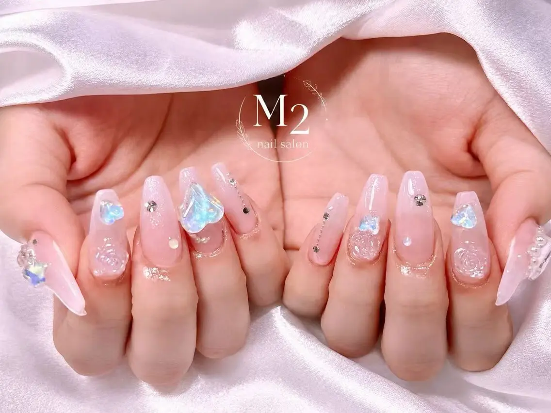 ネイル ハンドネイル 長さだし専門店 M2 rikaのネイルデザイン
