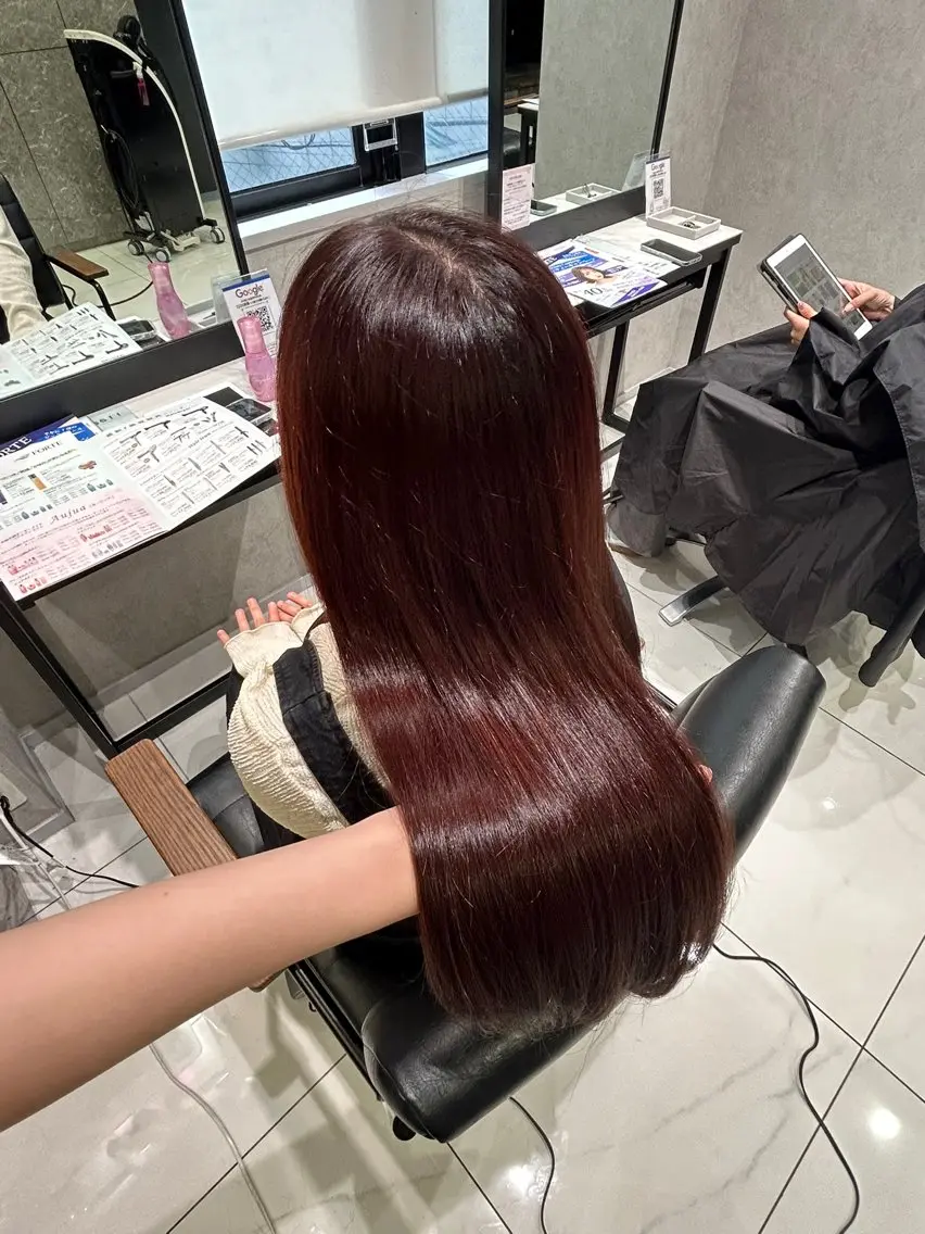 カラー 透明感カラー×顔周り mizuki🫧のヘアスタイル