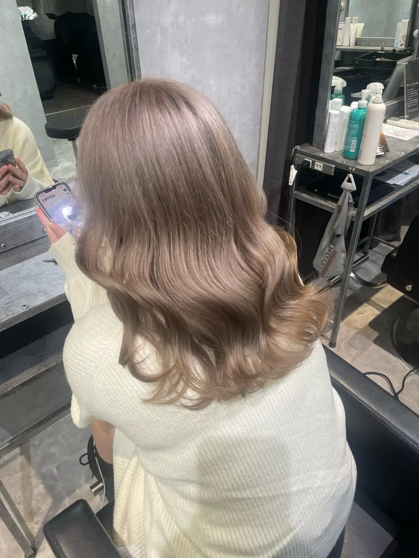 カラー ヘアカラー mimiiy fukaのヘアスタイル