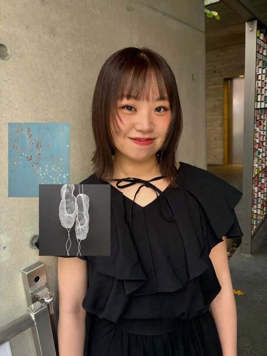ミディアム カット ヘアカラー トリートメント 透けカラー.艶髪. 梅田♡midoのヘアスタイル