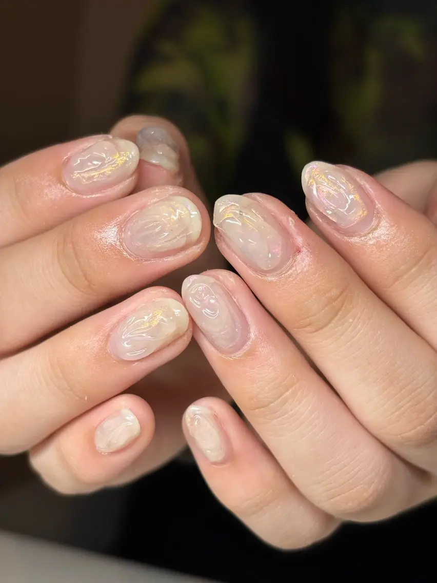 ネイル オーロラネイル un private nail salonのネイルデザイン