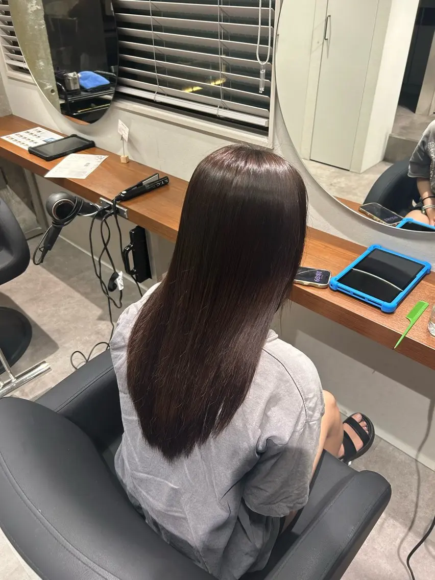 ロング カラー 艶感カラー🪞✨️ 相良若奈のヘアスタイル