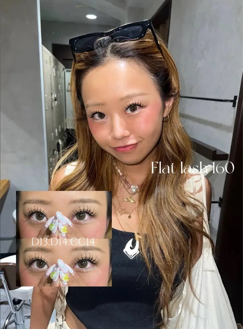 マツエク・マツパ フラットラッシュ マツエク 🌿ayaki🌿 en Reveのマツエク・マツパデザイン