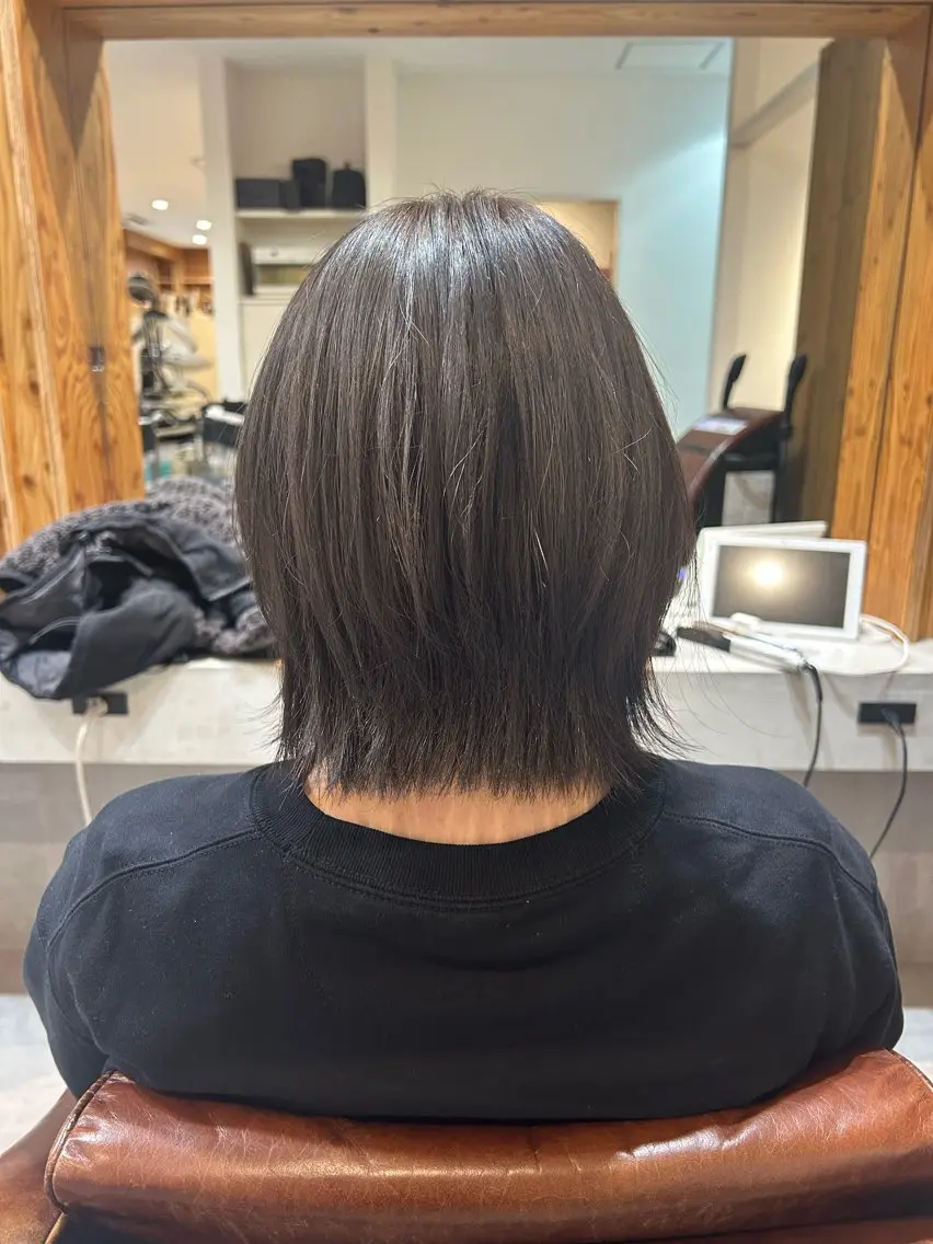 ミディアム レイヤーカット adorable 樋口円のヘアスタイル