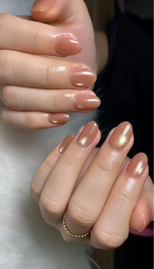 ネイル チークネイル ドット フレンチネイル グラデーション 韓国ネイル ハンドネイル Minette nailrinrinのネイルデザイン
