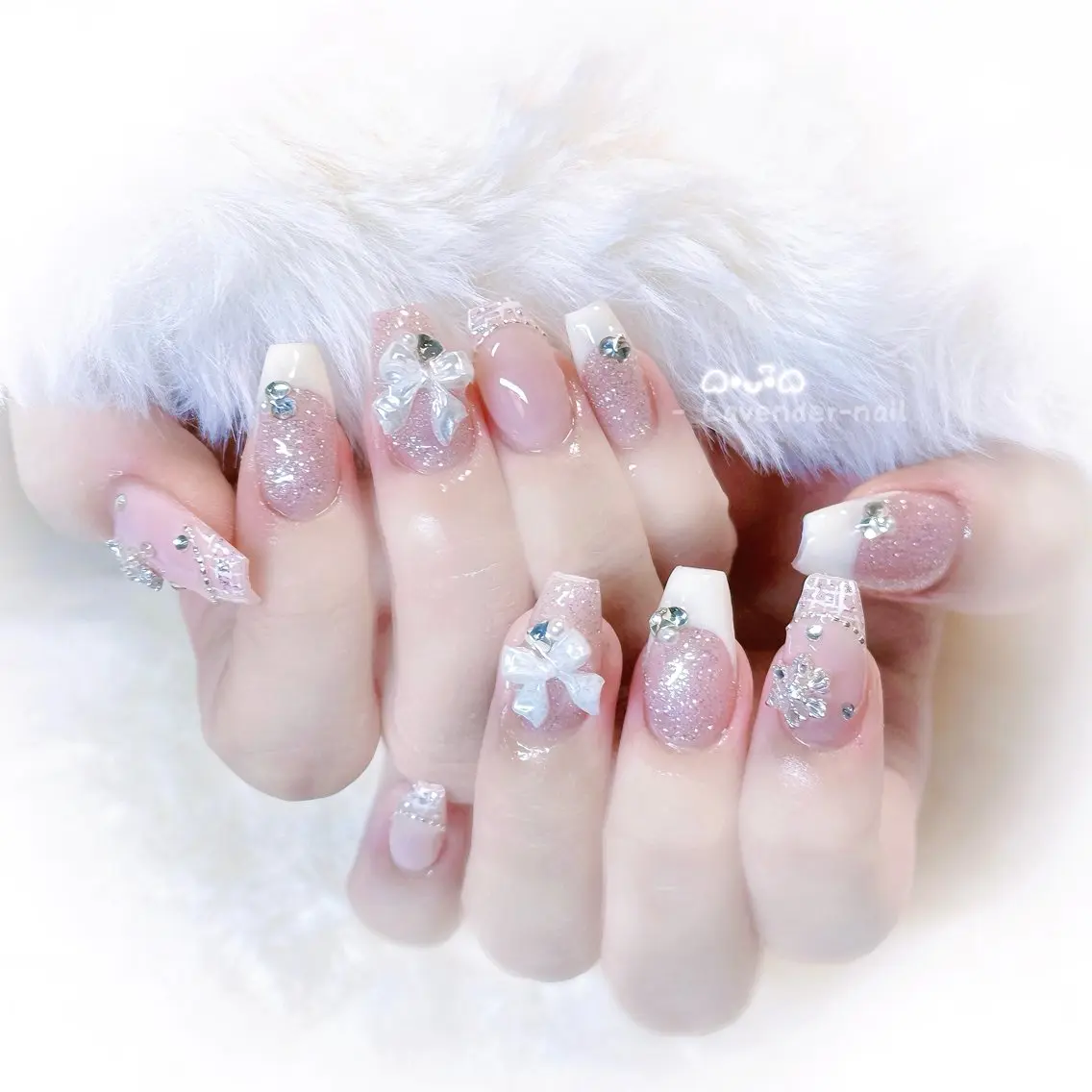 ネイル ハンドネイル Lavender nail·中島公園のネイルデザイン