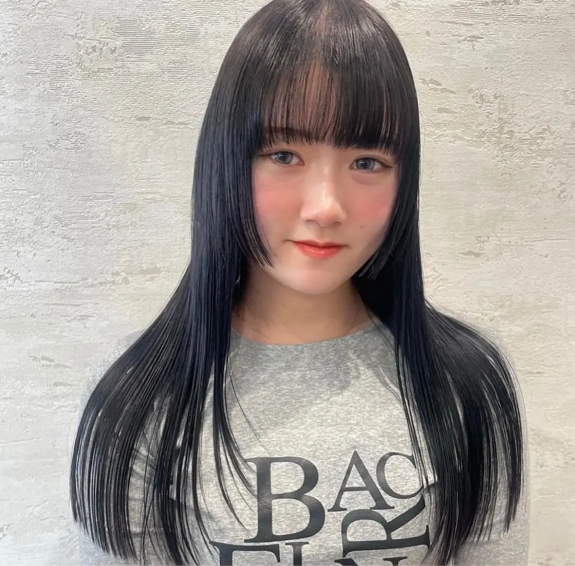 ロング カット ヘアカラー トリートメント レイヤー/髪質改善/ 飯尾百花のヘアスタイル