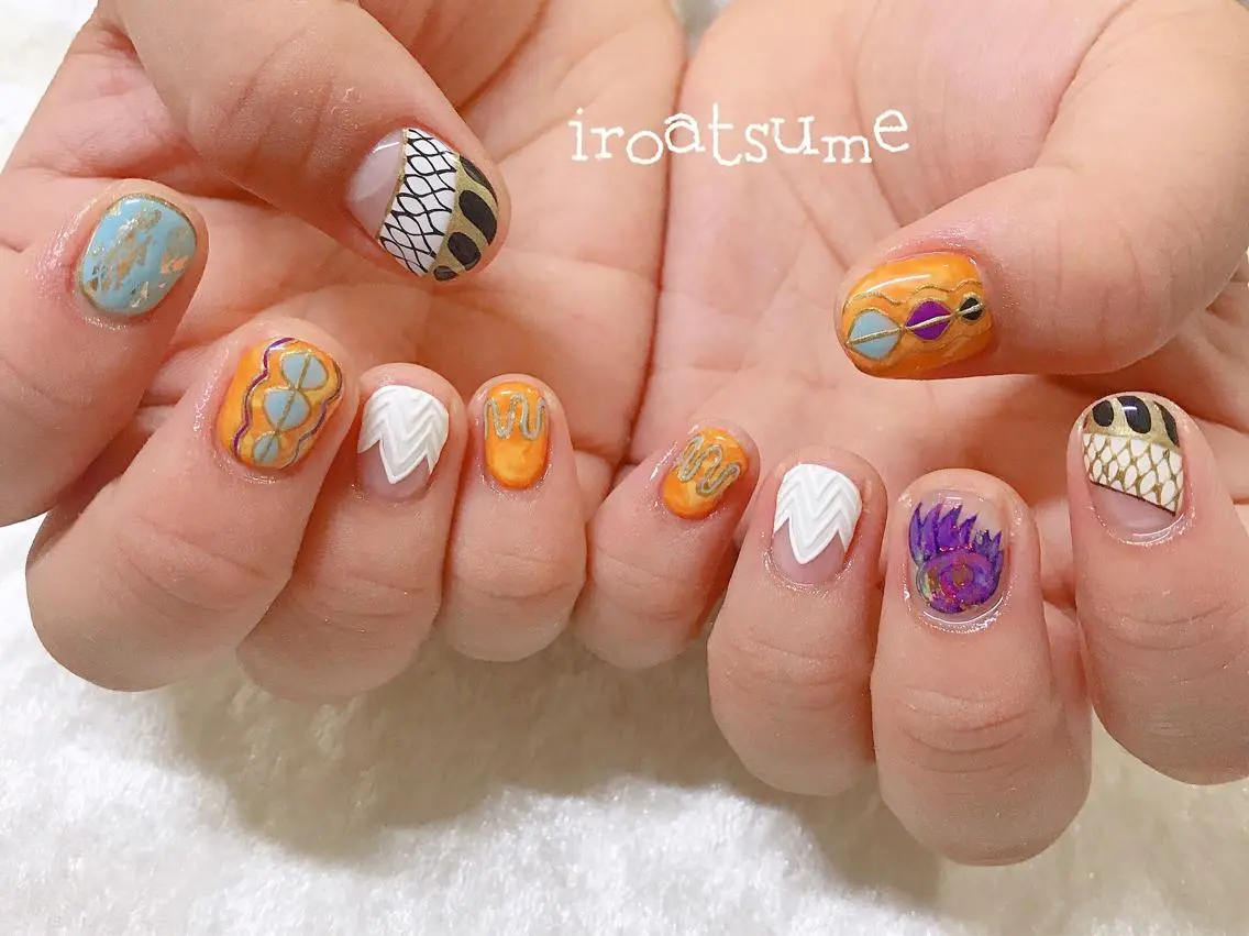 ネイル nail salon iroatsumeのネイルデザイン