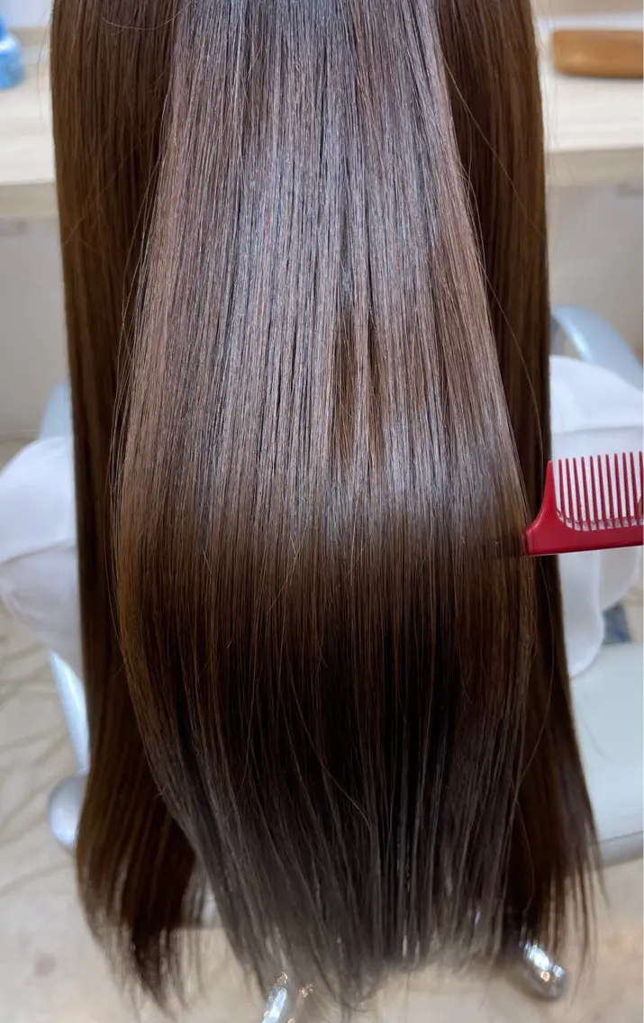 セミロング トリートメント カット ヘアカラー トリートメント 高橋 佑介のヘアスタイル
