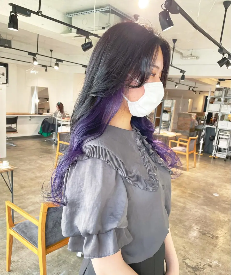 ❤️ケアブリーチを使ったインナーデザインカラー❤️TR付きの写真