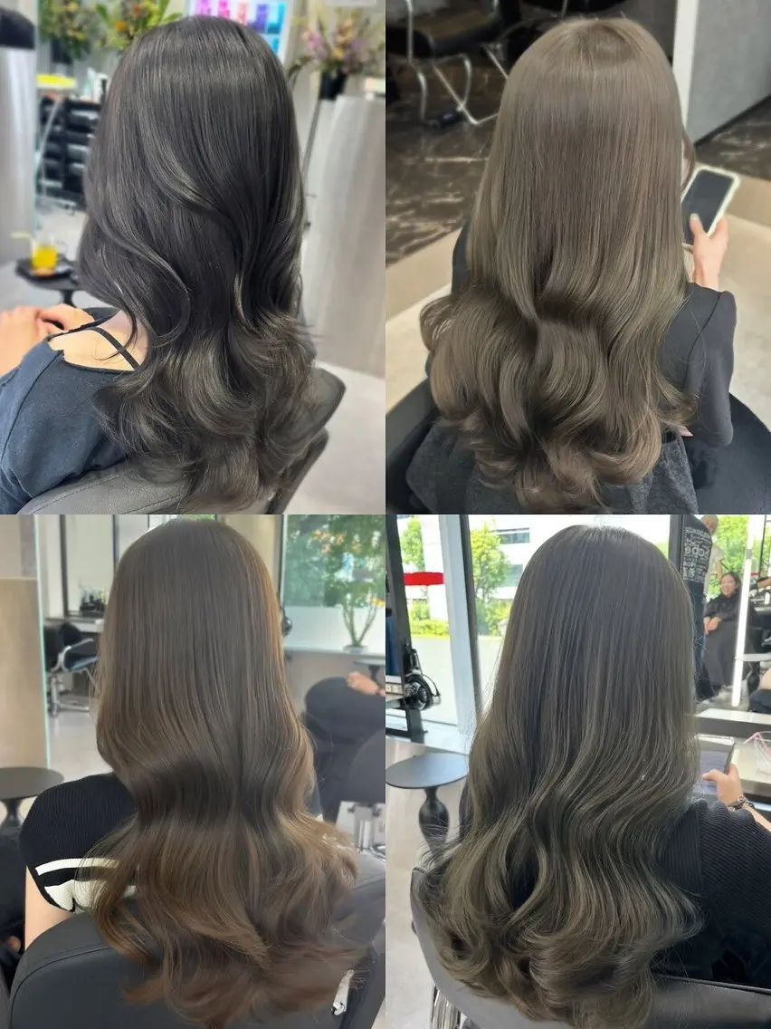 ロング カラー Ardore 韓国風カラー大阪のヘアスタイル