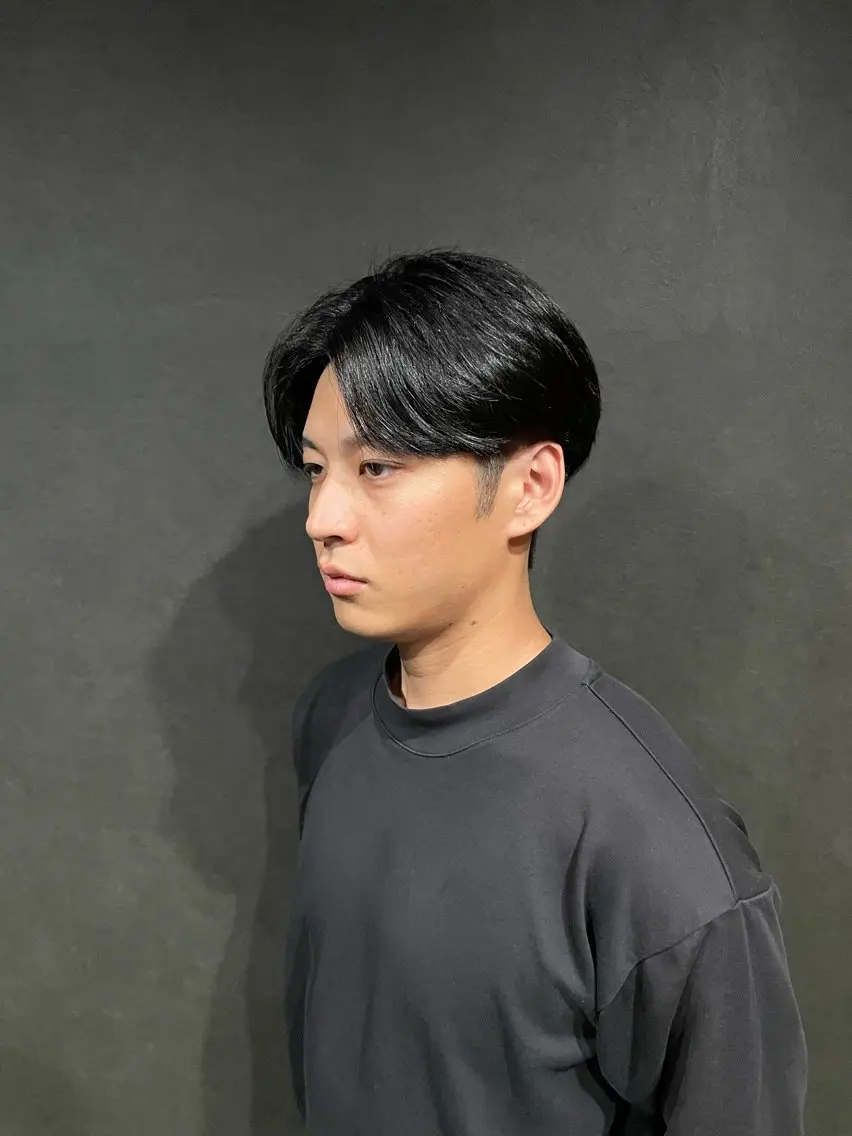 パーマ メンズ カット パーマ Les Mainsのヘアスタイル