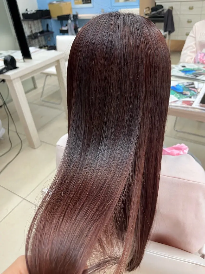 カラー ヘアカラー トリートメント 🎀透明感˖⊹あすか 東橋本🪄︎︎⸝‪⸝のヘアスタイル