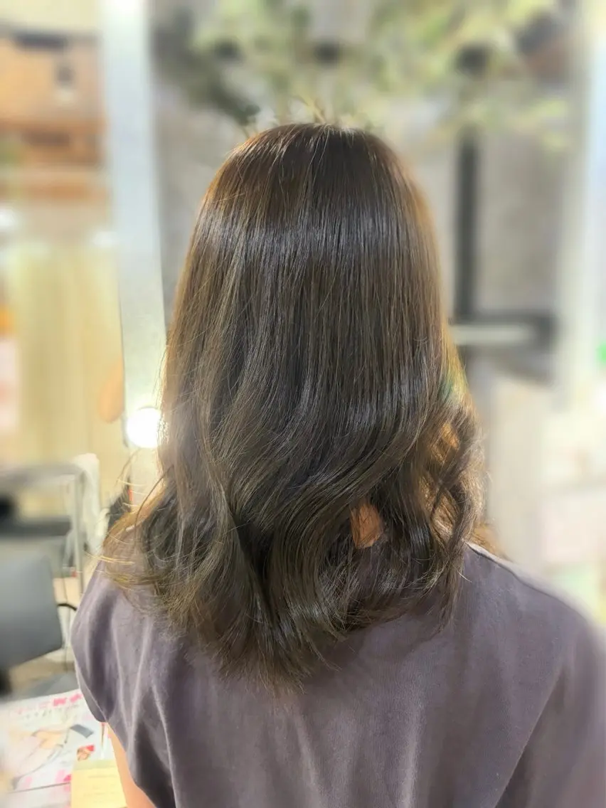 ミディアム ヘアカラー トリートメント Miku /仙台駅近のヘアスタイル