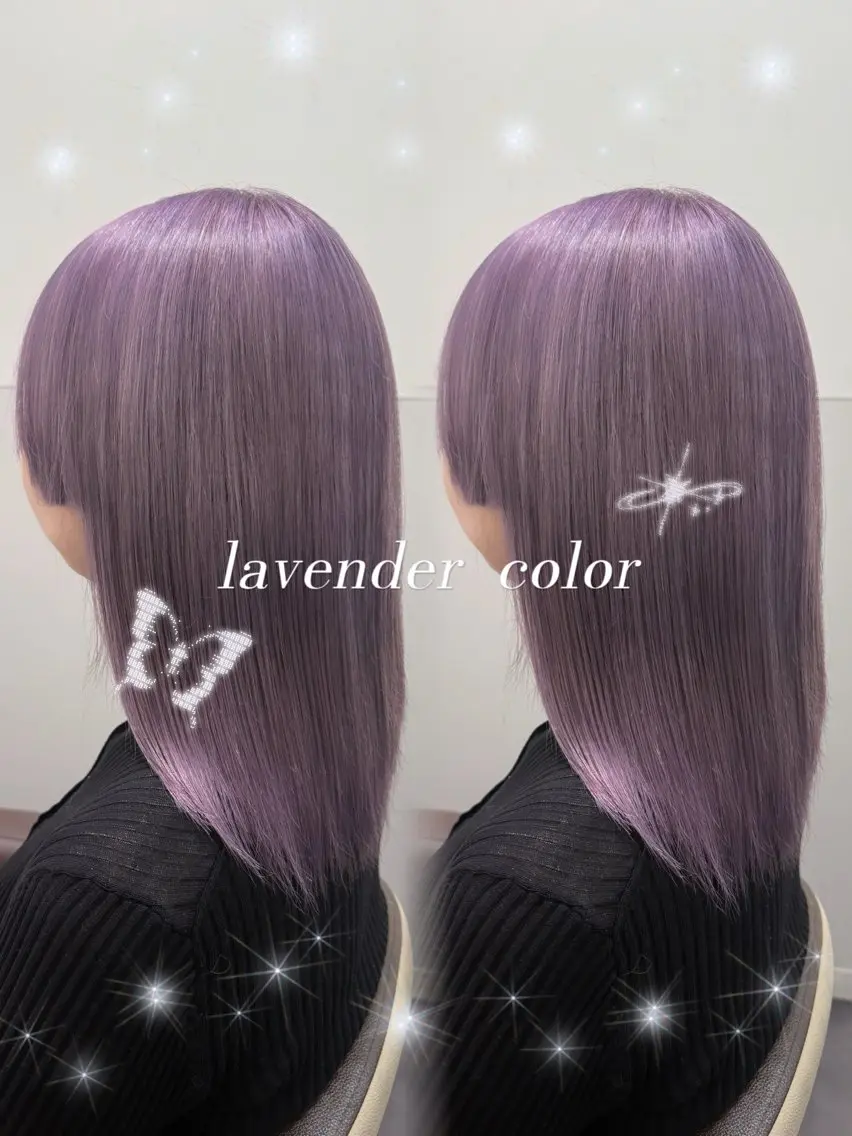 ミディアム カラー ヘアアレンジ ヘアカラー トリートメント ヘアセット ･˚✧すずね˚✧* ♡のヘアスタイル
