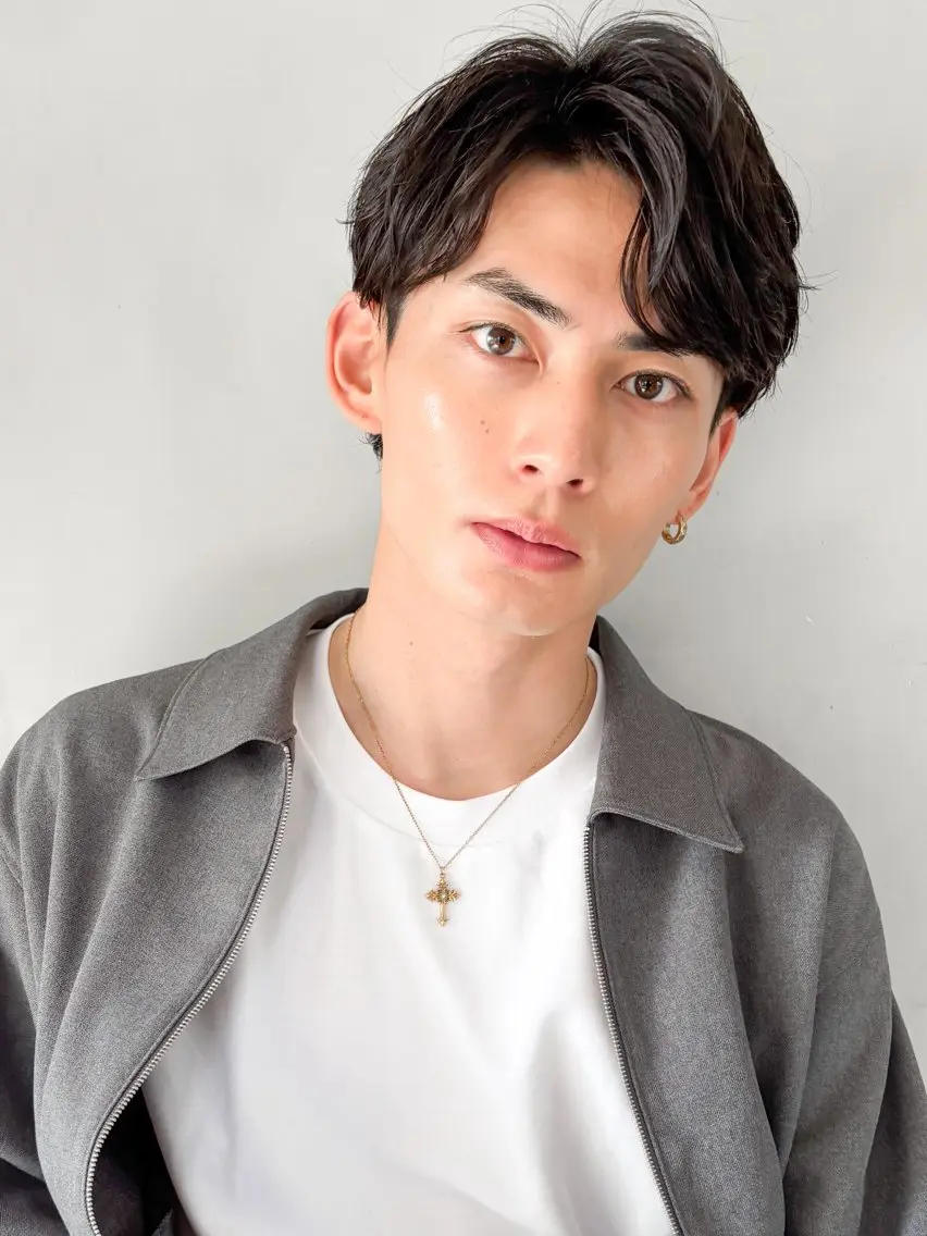 ショート メンズ 勝河 怜楊のヘアスタイル