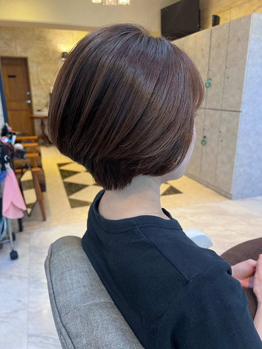 ショート カラー ヘアカラー トリートメント 大人デザイン 🍃MORIKA🍃のヘアスタイル