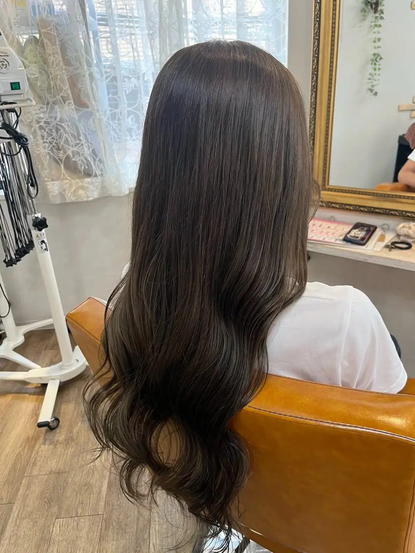 カラー アッシュ ベージュカラー 🎀 MIYUKIのヘアスタイル