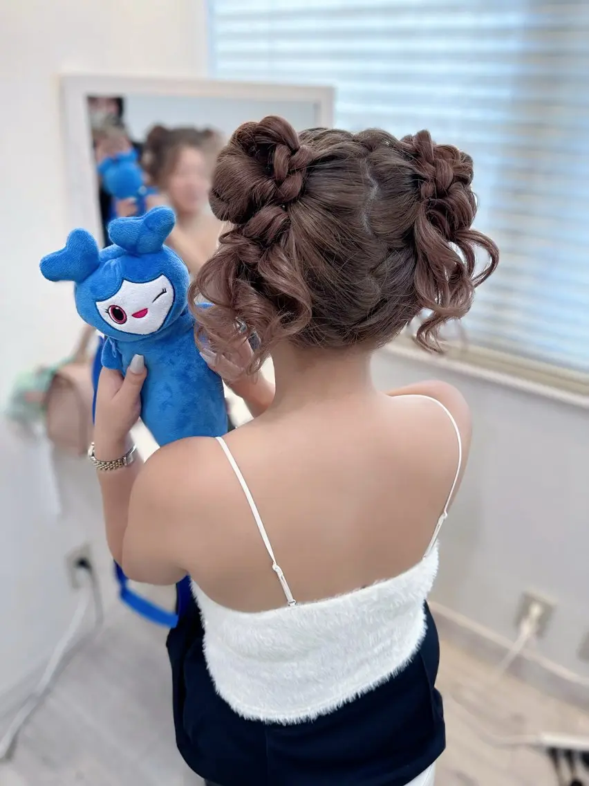 ヘアアレンジ ヘアセット 谷口遥 ♡ jolie栄店の眉毛・アイブロウイメージ