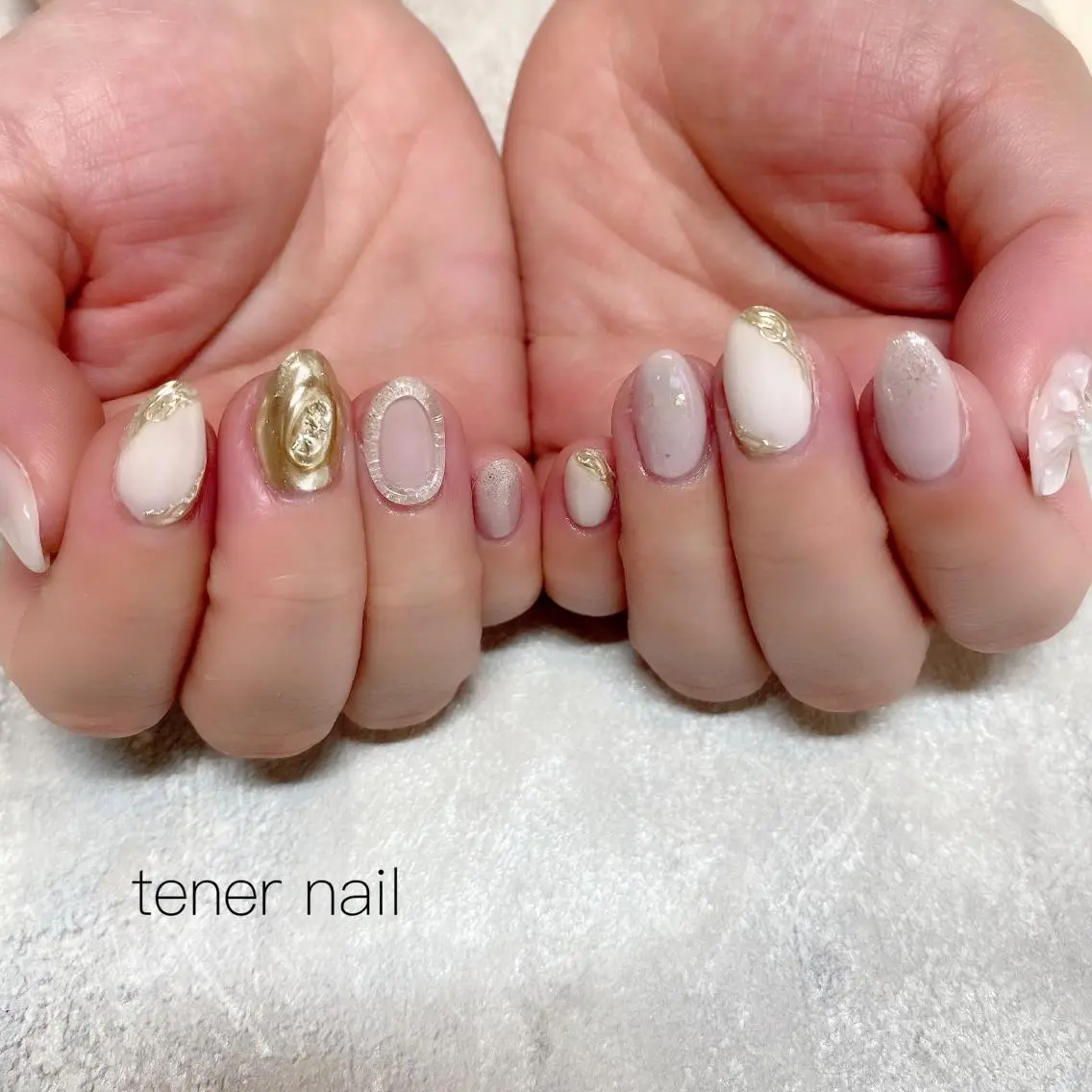 ネイル ニュアンスネイル 春ネイル テネルネイル tener nailのネイルデザイン