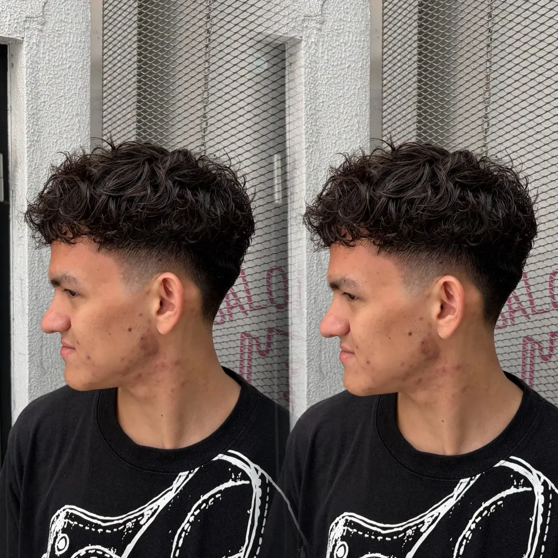 メンズ メンズパーマ スペインカール カット パーマ RIPLAY/草津 田中凜鳳のヘアスタイル