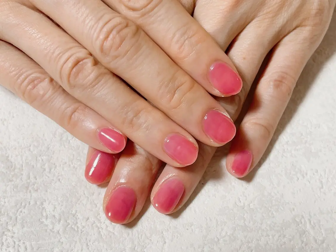 ネイル オーロラネイル フットネイル フレンチネイル ジェルネイル 韓国ネイル ハンドネイル kiki nail &brow二子玉川のネイルデザイン